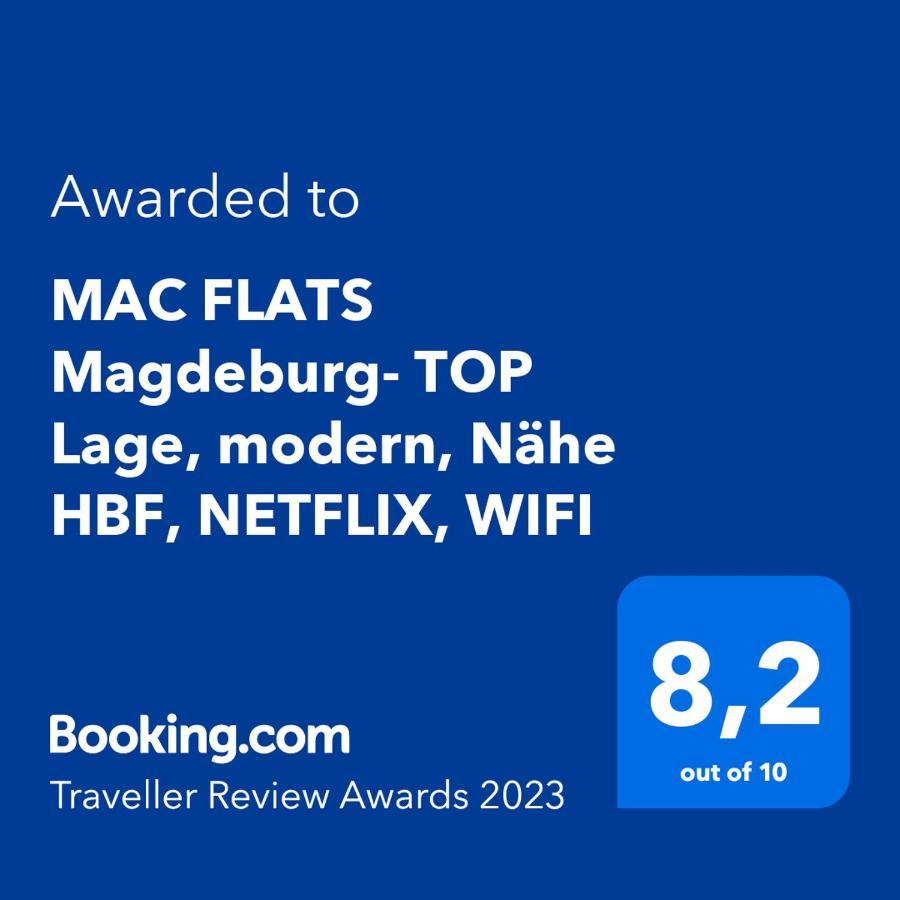 Ferienwohnung MAC FLATS Magdeburg- TOP Lage, modern, Nähe HBF, NETFLIX, WIFI Exterior foto